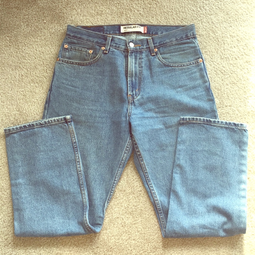 LEVI’S 505 JEANS REGULAR FIT W32 L30